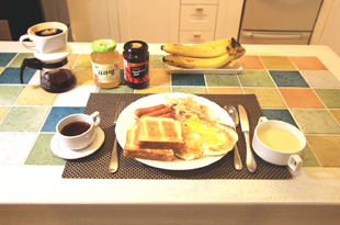 朝食の一例
