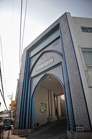 イスラム寺院　入口