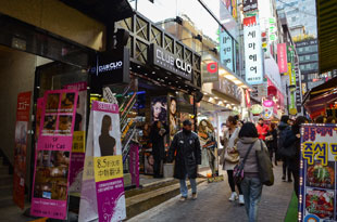 リリーキャットがある路地