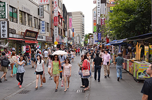 仁寺洞のメインストリート