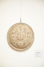 銀製　曼荼羅<br>18～19世紀チベット